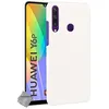 Image de Coque rigide simili cuir crocodile pour Huawei Y6p + film ecran - BLANC