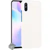 Image de Housse Etui Coque Rigide Simili Cuir Crocodile Pour Xiaomi Redmi 9a + Verre Trempe - Blanc