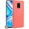 Image de Housse Etui Coque Rigide Simili Cuir Crocodile Pour Xiaomi Redmi Note 9s + Film Ecran - Rouge