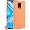 Image de Housse Etui Coque Rigide Simili Cuir Crocodile Pour Xiaomi Redmi Note 9s + Verre Trempe - Orange