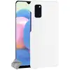 Image de Housse Etui Coque Rigide Simili Cuir Crocodile Pour Samsung Galaxy A41 + Film Ecran - Blanc