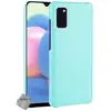Image de Housse Etui Coque Rigide Simili Cuir Crocodile Pour Samsung Galaxy A41 + Verre Trempe - Bleu Clair