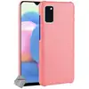 Image de Housse Etui Coque Rigide Simili Cuir Crocodile Pour Samsung Galaxy A41 + Verre Trempe - Rose