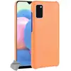 Image de Housse Etui Coque Rigide Simili Cuir Crocodile Pour Samsung Galaxy A41 + Verre Trempe - Orange