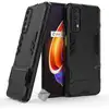 Image de Housse Etui Coque Rigide Anti Choc Pour Realme 7 + Film Ecran - Noir