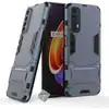 Image de Housse Etui Coque Rigide Anti Choc Pour Realme 7 + Verre Trempe - Bleu Fonce