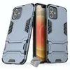 Image de Coque rigide anti choc pour Apple iPhone 12 / 12 Pro + film ecran - BLEU FONCE