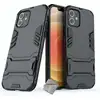 Image de Housse Etui Coque Rigide Anti Choc Pour Apple Iphone 12 / 12 Pro + Verre Trempe - Noir