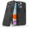 Image de Housse Etui Coque Rigide Anti Choc Pour Apple Iphone 12 Pro Max + Verre Trempe - Noir