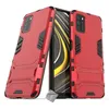 Image de Coque rigide anti choc pour Xiaomi Poco M3 + film ecran - ROUGE