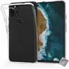 Image de Housse Etui Coque Silicone Gel Fine Google Pixel 4a 5g + Film Ecran -transparent Tpu
