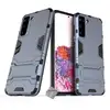 Image de Housse Etui Coque Rigide Anti Choc Pour Samsung Galaxy S21 5g + Film Ecran - Bleu Fonce