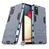 Image de Coque rigide anti choc pour Samsung Galaxy A02s + film ecran - BLEU FONCE