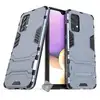 Image de Housse Etui Coque Rigide Anti Choc Pour Samsung Galaxy A32 4g + Verre Trempe - Bleu Fonce