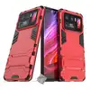 Image de Housse Etui Coque Rigide Anti Choc Pour Xiaomi Mi 11 Ultra 5g + Verre Trempe - Rouge