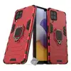 Image de Housse Etui Coque Rigide Anti Choc Pour Samsung Galaxy A22 4g + Verre Trempe - Rouge