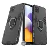 Image de Housse Etui Coque Rigide Anti Choc Pour Samsung Galaxy A22 5g + Verre Trempe - Noir