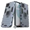 Image de Housse Etui Coque Rigide Anti Choc Pour Realme C21 + Film Ecran - Bleu Fonce
