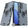 Image de Housse Etui Coque Rigide Anti Choc Pour Oppo Reno 6 5g + Film Ecran - Bleu Fonce