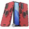 Image de Housse Etui Coque Rigide Anti Choc Pour Oppo Reno 6 5g + Verre Trempe - Rouge