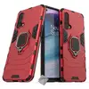 Image de Housse Etui Coque Rigide Anti Choc Pour Oneplus Nord Ce 5g + Film Ecran - Rouge