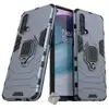 Image de Housse Etui Coque Rigide Anti Choc Pour Oneplus Nord Ce 5g + Verre Trempe - Bleu Fonce