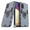 Image de Housse Etui Coque Rigide Anti Choc Pour Samsung Galaxy A03s + Film Ecran - Bleu Fonce