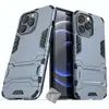 Image de Housse Etui Coque Rigide Anti Choc Pour Apple Iphone 13 Pro Max + Film Ecran - Bleu Fonce