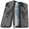 Image de Housse Etui Coque Rigide Anti Choc Pour Realme C21-y / C25y + Film Ecran - Noir