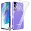 Image de Housse Etui Coque Silicone Gel Samsung Galaxy S22 5g + Verre Trempe -transparent Tpu