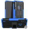 Image de Housse Etui Coque Rigide Anti Choc Pour Motorola Moto E7i Power + Film Ecran - Bleu
