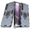 Image de Housse Etui Coque Rigide Anti Choc Pour Samsung Galaxy S22 5g + Film Ecran - Bleu Fonce
