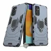 Image de Coque rigide anti choc pour Samsung Galaxy A13 4G + verre trempe - BLEU FONCE