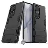 Image de Housse Etui Coque Rigide Anti Choc Pour Huawei P50 Pro + Verre Trempe - Noir