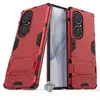 Image de Housse Etui Coque Rigide Anti Choc Pour Huawei P50 Pro + Verre Trempe - Rouge
