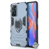 Image de Housse Etui Coque Rigide Anti Choc Pour Xiaomi Redmi Note 11 Pro 4g / 5g + Verre Trempe - Bleu Fonce