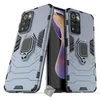 Image de Coque rigide anti choc pour Xiaomi Redmi Note 11 Pro+ Plus 5G + verre trempe - BLEU FONCE