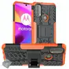 Image de Housse Etui Coque Rigide Anti Choc Pour Motorola Moto E20 / E30 / E40 + Film Ecran - Orange