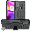 Image de Housse Etui Coque Rigide Anti Choc Pour Motorola Moto E20 / E30 / E40 + Verre Trempe - Noir