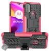 Image de Housse Etui Coque Rigide Anti Choc Pour Motorola Moto E20 / E30 / E40 + Verre Trempe - Rose
