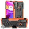 Image de Housse Etui Coque Rigide Anti Choc Pour Motorola Moto E20 / E30 / E40 + Verre Trempe - Orange
