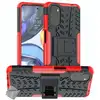 Image de Housse Etui Coque Rigide Anti Choc Pour Motorola Moto G22 / E32 / E32s + Film Ecran - Rouge