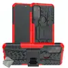 Image de Housse Etui Coque Rigide Anti Choc Pour Motorola Moto G50 + Film Ecran - Rouge