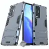 Image de Housse Etui Coque Rigide Anti Choc Pour Oppo Find X3 Neo + Film Ecran - Bleu Fonce