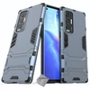 Image de Housse Etui Coque Rigide Anti Choc Pour Oppo Find X3 Neo + Verre Trempe - Bleu Fonce
