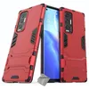 Image de Coque rigide anti choc pour Oppo Find X3 Neo + verre trempe - ROUGE