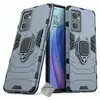 Image de Housse Etui Coque Rigide Anti Choc Pour Oppo Reno 7 5g / Find X5 Lite + Film Ecran - Bleu Fonce