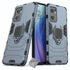 Image de Housse Etui Coque Rigide Anti Choc Pour Oppo Reno 7 5g / Find X5 Lite + Verre Trempe - Bleu Fonce