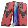 Image de Housse Etui Coque Rigide Anti Choc Pour Oppo Reno 7 5g / Find X5 Lite + Verre Trempe - Rouge