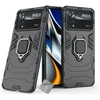Image de Housse Etui Coque Rigide Anti Choc Pour Xiaomi Poco X4 Pro 5g + Verre Trempe - Noir